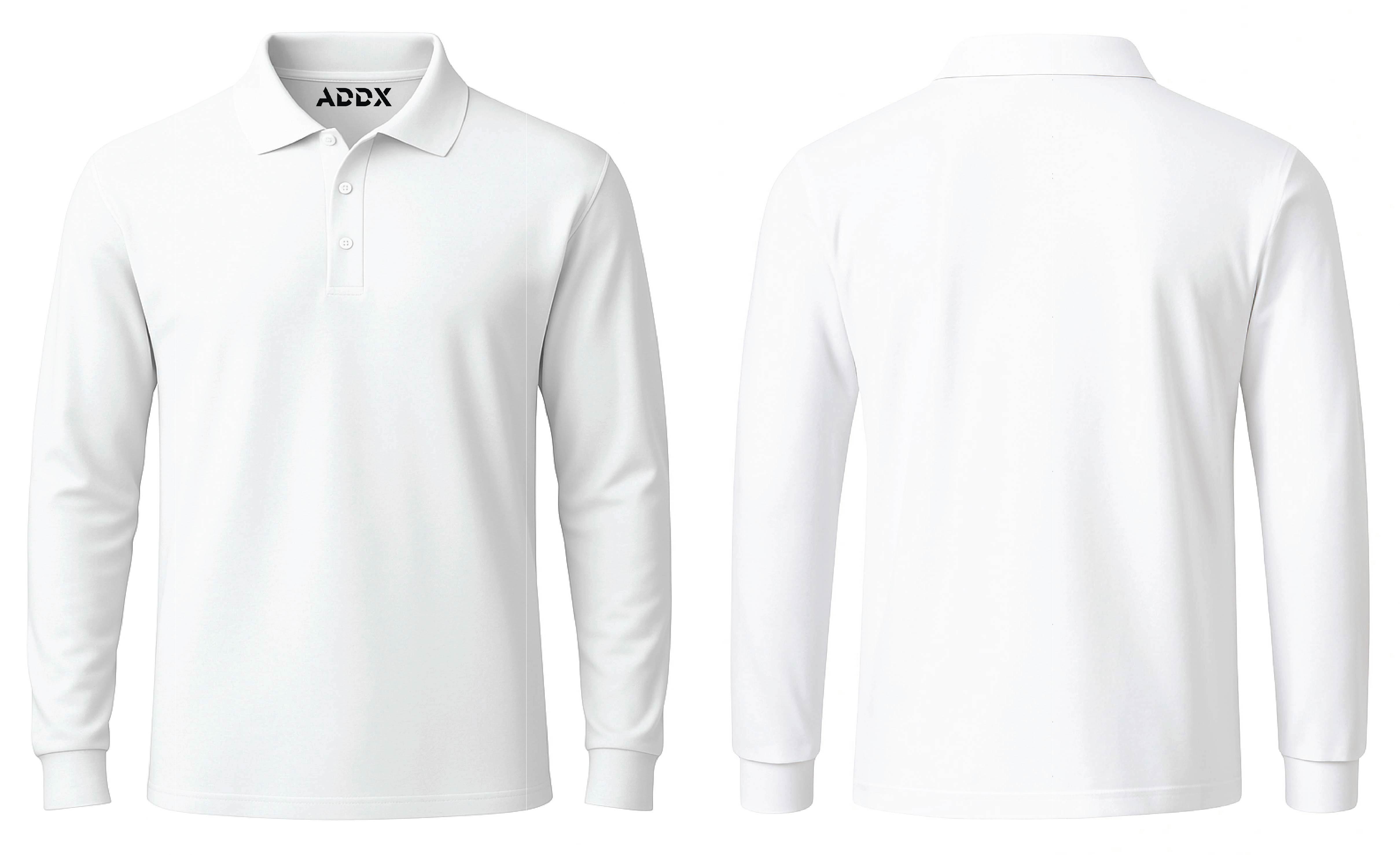 Pulse Polo L/S front and back